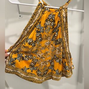 Free people floral halter top
